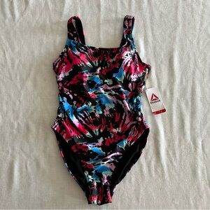 BNWT Reebok Multi-Color One-Piece Swimsuit
